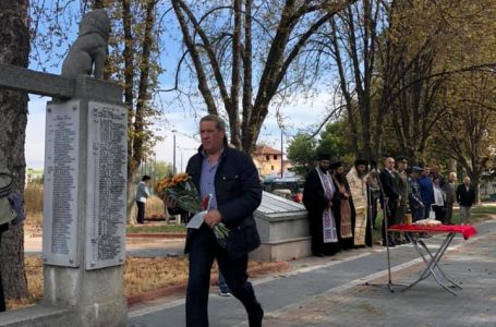 Инж.Иван Панайотов се поклони пред паметника на героите от 27-ми Чепински полк, участвали във войните за обединението на България