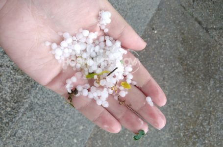 Градушка удари села от община Септември