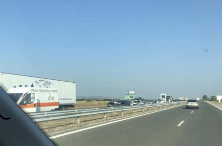 Верижна катастрофа на АМ “Тракия” запуши движението посока Бургас