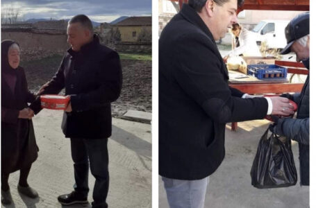 Самотно живеещи хора в Климент и Дъбене получиха подаръци